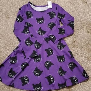 Purple cat dress